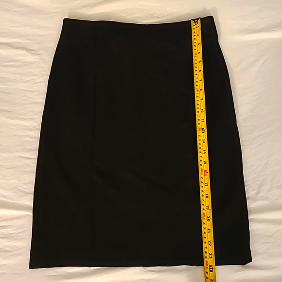 Black Pencil Skirt with slit in back - Picture 2 of 10